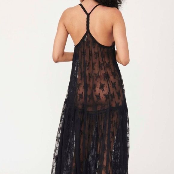 Free People Black Lace Dress - Picture 4 of 16